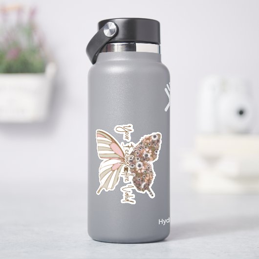 Ihre Gefühle sind gültig Aufkleber (HydroFlask)