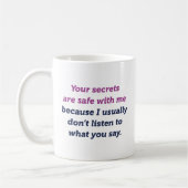 Ihre Geheimnisse Kaffeetasse (Links)