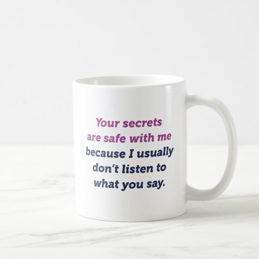 Ihre Geheimnisse Kaffeetasse (Rechts)