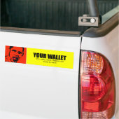 Ihre Geldbörse Autoaufkleber (Auf Lkw)