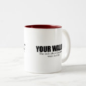 Ihre Geldbörse Zweifarbige Tasse (VorderseiteRechts)