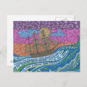 Ihre geliebte Sea PostCard Postkarte (Vorne/Hinten)