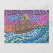 Ihre geliebte Sea PostCard Postkarte (Vorderseite)