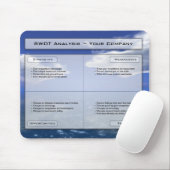 Ihre Geschäft SCHWERE ARBEIT auf einem Mousepad. Mousepad (Mit Mouse)