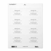 Ihre Geschäftsadresse Elegantes einfaches Produkt (Vorne)