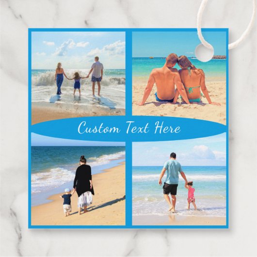 Ihre Geschenktasten mit benutzerdefinierten Texten Geschenkanhänger (Rückseite)