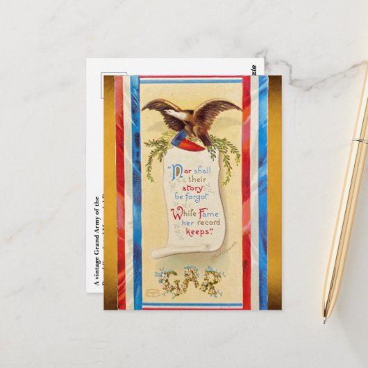 "Ihre Geschichte darf auch nicht vergessen werden" Postkarte (Vorderseite/Rückseite Beispiel)