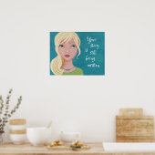 Ihre Geschichte - Fine Art Print Poster (Küche)