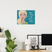 Ihre Geschichte - Fine Art Print Poster (Heimbüro)