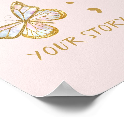 Ihre Geschichte ist nicht über das Bewusstsein für Poster (Ecke)