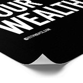 Ihre Gesundheit ist Ihr Reichtum - Fitness trainie Poster (Ecke)