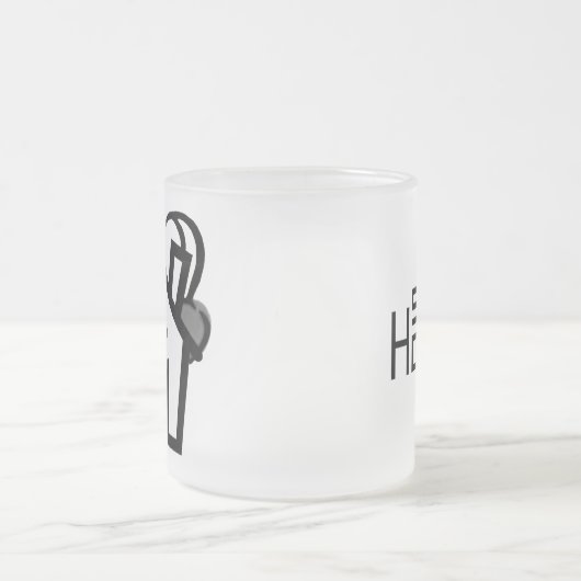 Ihre Gewohnheit 10-Unze-mattierte GlasTasse Mattglastasse