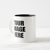 Ihre Gewohnheit 11 Unze Zwei-Ton Tasse (Vorderseite Links)