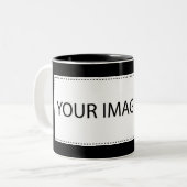 Ihre Gewohnheit 11 Unze Zwei-Ton Tasse (Vorderseite Links)