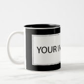 Ihre Gewohnheit 11 Unze Zwei-Ton Tasse (Links)