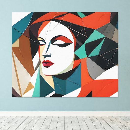 Ihre glänzenden Fragmente Leinwanddruck (Insitu (Holzboden))