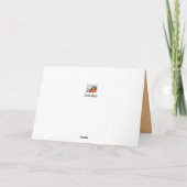 Ihre Goldene Jahresrente wünscht Goldene Erholung Karte (Rückseite)