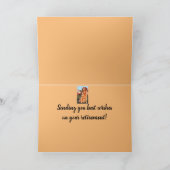 Ihre Goldene Jahresrente wünscht Goldene Erholung Karte (Innenseite)