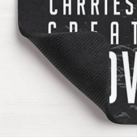 Ihre größte Angst sorgt für Ihr Bestes Wachstum Mousepad (Ecke)