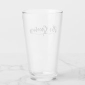 "Ihre Großzügigkeit" Glas (Rückseite)