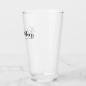 "Ihre Großzügigkeit" Glas (Links)