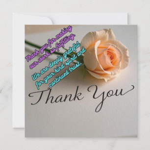 Ihre Großzügigkeit wird geschätzt Feiertagskarte