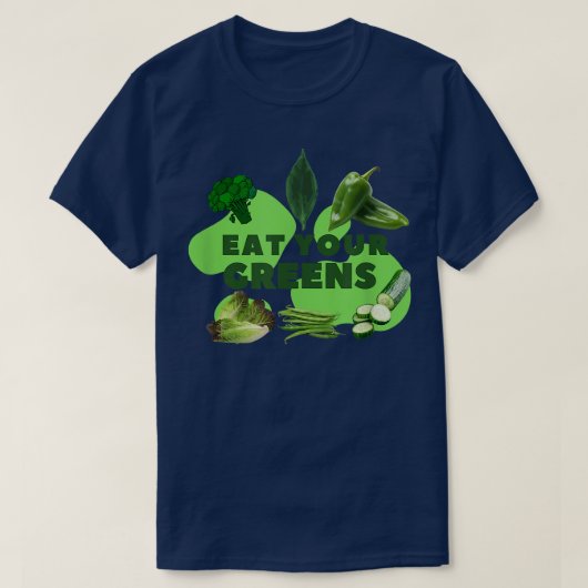 IHRE GRÜNTÖNE ESSEN T-Shirt (Design vorne)