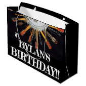 IHRE GUITAR-STRINGS IN DER SONNE GROßE GESCHENKTÜTE (Rückseite Schrägansicht)