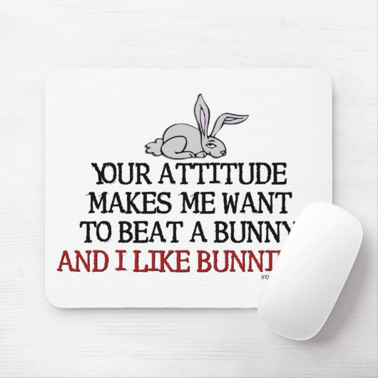 Ihre Haltung lässt mich wollen, um ein Häschen zu Mousepad (Mit Mouse)