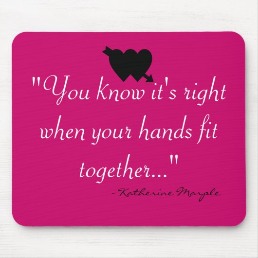 Ihre Hände passten mousepad (Vorne)
