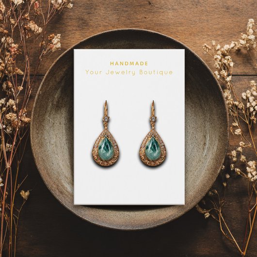 Ihre handgefertigte Boutique gewinnt Visitenkarten