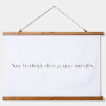 Ihre Hardships Wood Topped Wall Tapestes