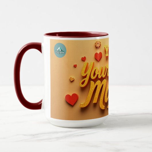 Ihre harte Arbeit wird geschätzt | Luxuriöse Dankb Tasse (Links)