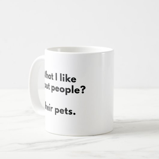 Ihre Haustiere Kaffeetasse (Vorderseite Links)