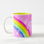 Ihre hellrosa Tasse des Namens (Links)