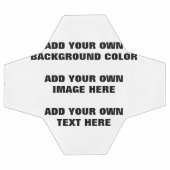 Ihre Hintergrundfarbe, Ihr Bild, Ihr eigener Text Fußball (Flach)