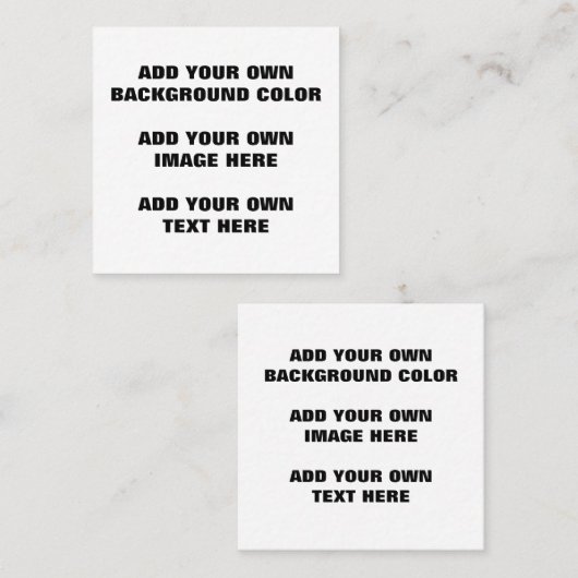 Ihre Hintergrundfarbe, Ihr Bild, Ihr eigener Text Telefonnummerkarte (Vorne/Hinten)