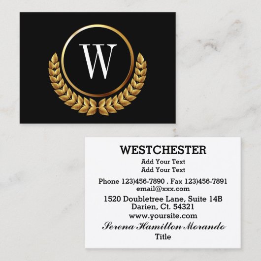 Ihre hoch entwickelte Visitenkarte (Vorne/Hinten)