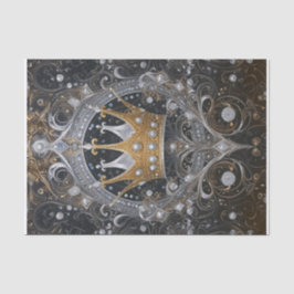 Ihre Hoheit, Königin fabelhaftes Gold und Silber Seidenpapier