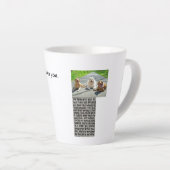 Ihre Hunde wünschen sich für Sie Latte Tasse (Rechte Ecke)