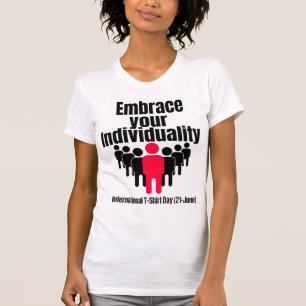 Ihre Individualität einprägen.w T-Shirt