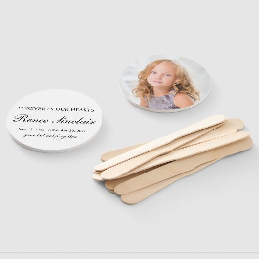 Ihre individuelle einfache Beerdigung Fächer (Non-assembled)