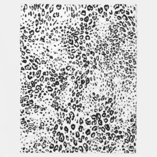 Ihre individuelle Fleecebanke, Großer/Leopard-Druc Fleecedecke