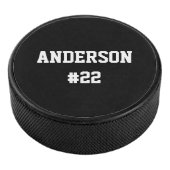 Ihre Individuelle Name-Nummer - Wählen Sie die Hin Eishockey Puck (3/4)