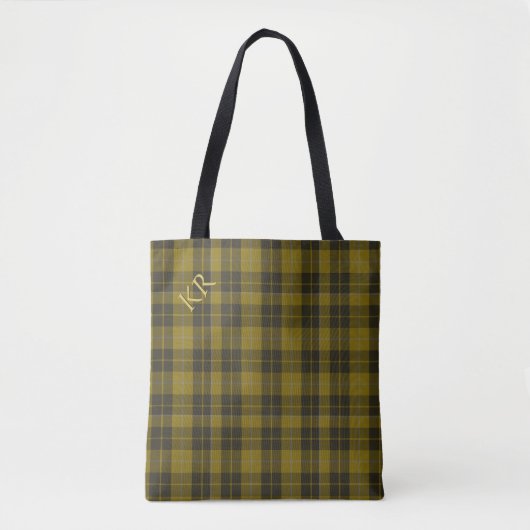 Ihre Initialen auf Barclay Dress Clan Tartan Tasche (Vorderseite)