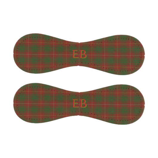 Ihre Initialen auf Bruce Clan tartan Baseball (Paneele)