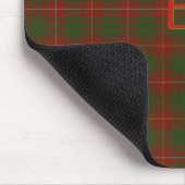 Ihre Initialen auf Bruce Clan tartan Mousepad (Ecke)