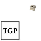 Ihre Initialen Gummistempel (Stempel)