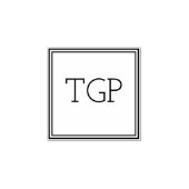 Ihre Initialen Gummistempel (Prägung)