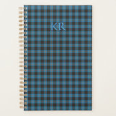 Ihre Initialen über Angus District Ancient Tartan Planer (Vorderseite)